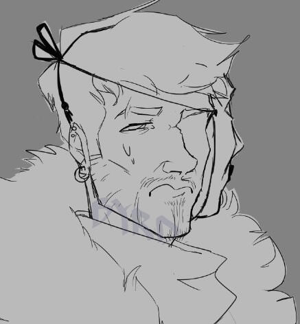 (DND oc) Portrait sketch