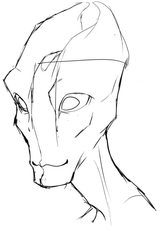 (ME oc) portrait sketch