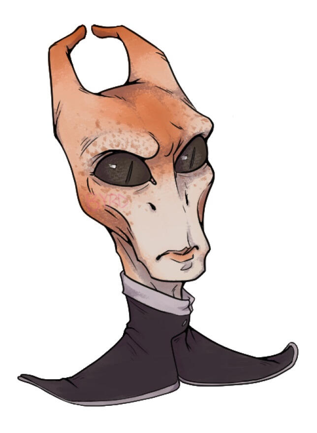 ME oc Portrait sketch