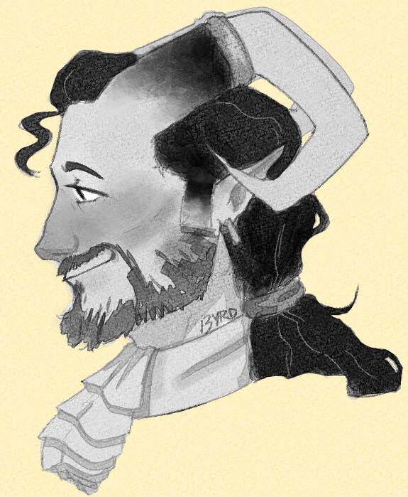 (DA oc) Portrait/Icon sketch