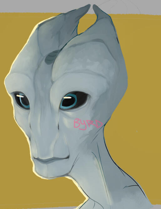 (ME oc) Painted Portrait