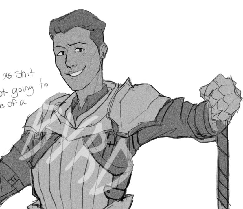 (DA Krem) Fan art sketch
